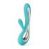 LELO Soraya 2 - vibromasseur rechargeable étanche avec stimulateur clitoridien (turquoise)