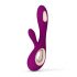 LELO Soraya Wave - akkubetriebener Vibrator mit Klitorisarm und Kopfnicken (lila)