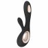 Vibratore LELO Soraya Wave Ricaricabile con Stimolatore Clitorideo e Movimento Ondulatorio (Nero)