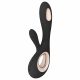 LELO Soraya Wave - Rechargeable, Clitoral Arm, Waving Vibrator (Black)