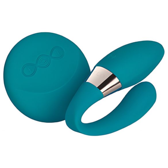 LELO Tiani Duo - silikónový vibrátor (modrý)