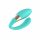 LELO Tiani Harmony - oplaadbare slimme duo vibrator (turquoise)