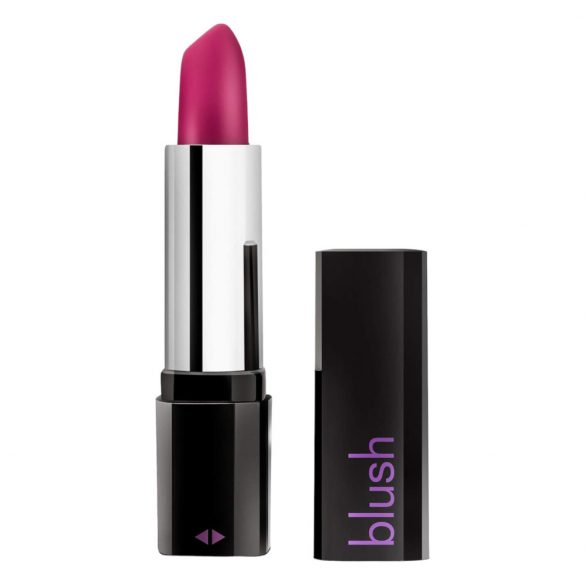 Blush Lipstick Rosé - wasserfester Lippenstift-Vibrator (schwarz-rosa)