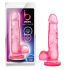 bjours Sweet N Hard 4 - Suction Cup Dildo with Balls (Pink)