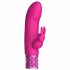 Royal Gems Dazzling - Akku-betriebener Vibrator mit Klitorisarm (Rosa)