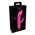 Vibratore Punto G con Stimolatore Clitorideo "Gioielli Reali Scintillanti" Ricaricabile (Rosa)