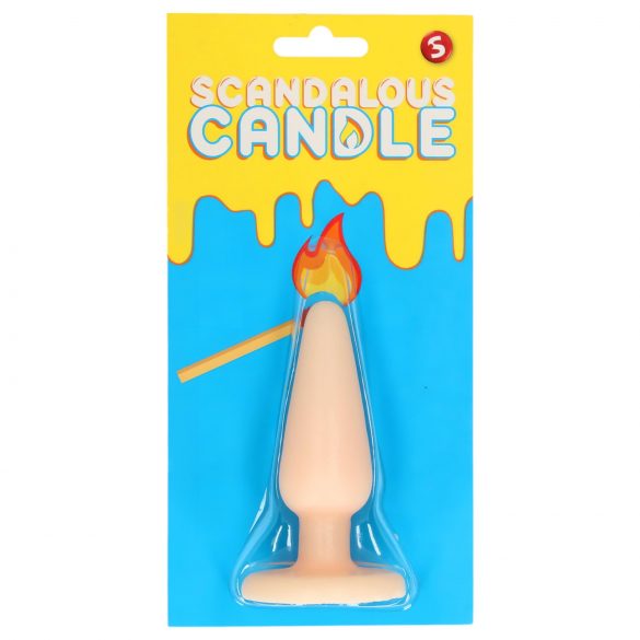 Scandalous - candle - anal plug - natural (50g)