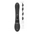 Vive Chou - rechargeable, interchangeable head clitoral vibrator (black)