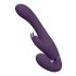 Vive Suki - vibrator strapless cu acumulator (mov)