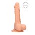 RealRock Dong 7 - realistické dildo s penisom (17 cm) - prírodné