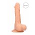 RealRock Dong 7 - Realistic Dildo with Testicles (17cm) - Natural