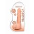 RealRock Dong 7 - realističan, dildo za testise (17 cm) - prirodan