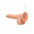 RealRock Dong 7 - Realistic Dildo with Testicles (17cm) - Natural