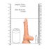 RealRock Dong 7 - realistyczne dildo z jądrami (17 cm) - naturalne