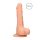 RealRock Dong 8 - realistiškas dildo su sėklidėmis (20cm) - natūralus