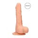 RealRock Dong 8 - realistični dildo z modi (20 cm) - naravni