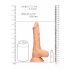 RealRock Dong 8 - Realistic Dildo with Testicles (8 Inches) - Natural