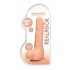 RealRock Dong 10 - Realistic Dildo with Testicles (10) - Natural"