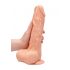 RealRock Dong 10 - realistyczne dildo z jądrami (25 cm) - naturalne