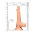 RealRock Dong 10 - Realistic Dildo with Testicles (10) - Natural"