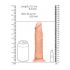 RealRock Dong 8 - dildo realist (20cm) - natural