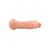 RealRock Dong 10 - realistické dildo (25 cm) - prírodné