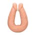 RealRock Double Dong 14 - podwójne dildo (36 cm) - naturalne