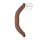 Doppio Dildo RealRock 18 - Lunghezza 46cm - Colorazione Naturale Scura