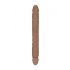 RealRock Double Dong 18 - dildo dublu (46cm) - natural închis