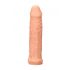 RealRock Penis Sleeve 6 - návlek na penis (17cm) - prírodná farba