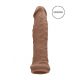 RealRock Penis Sleeve 6 - dzimumlocekļa uzmava (17cm) - tumši dabisks