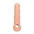 RealRock Penis Sleeve 8 - penismouw (21 cm) - natuur