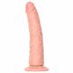 RealRock Slim - Saugnapfbasis, realistischer Dildo - 15,5cm (natur)