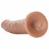 RealRock Slim - realistische dildo met zuignap 15,5cm (donker natuur)