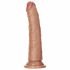 RealRock Slim - realistische dildo met zuignap 15,5cm (donker natuur)