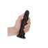 RealRock Slim - Saugnapfbasiert, realistischer Dildo - 15,5cm (schwarz)