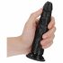 Dildo Realistico con Ventosa Slim RealRock - 15,5cm (Nero)