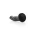 Dildo Realistico con Ventosa Slim RealRock - 15,5cm (Nero)