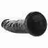 Dildo Realistico con Ventosa Slim RealRock - 15,5cm (Nero)