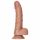 RealRock - realistischer Dildo mit Saugnapf und Hoden - 15,5cm (dunkles Natur)