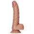 RealRock Suction Cup Dildo - 6.1 (Dark Natural)"