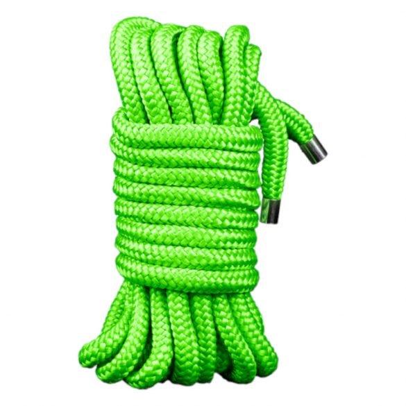 Rope luminoasă pentru bondage - 10m (verde)