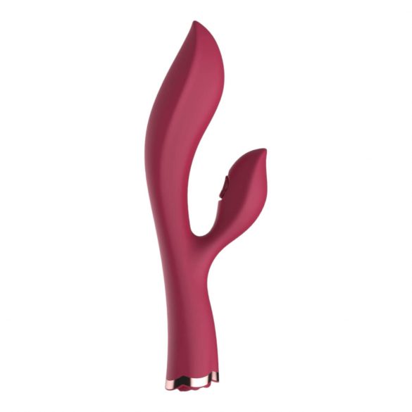 Raytech Rose - vibromasseur rechargeable et étanche avec stimulateur de clitoris (rouge)