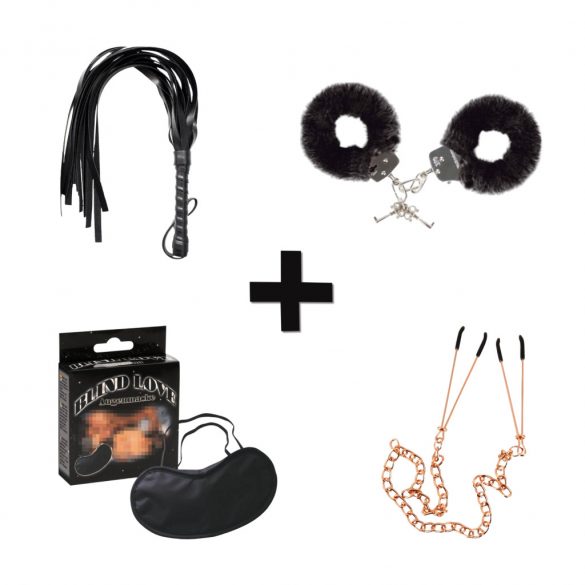 Beginner's BDSM Bondage Kit (4 Pieces)