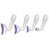 Doc Johnson Intimate - Vibrating Suction Pump Set - Purple (4-piece)