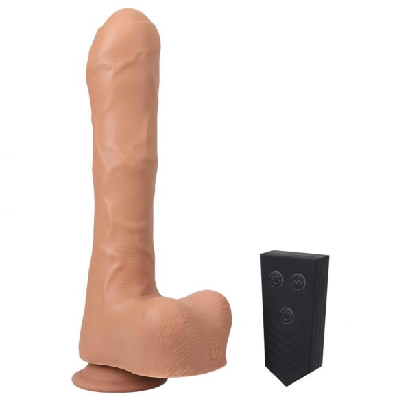 Doc Johnson Mini F-Machine Uncut - Wireless Thrusting Vibrator (Natural)