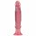 Crystal Jellies - Beginner Anal Dildo with Suction Cup (Pink)