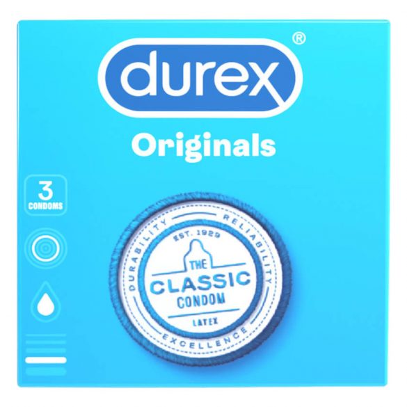 Durex Originals Classic - prezervatīvs (3gab.)