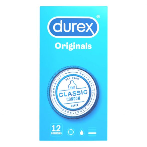 Durex Klasikiniai - prezervatyvai (12 vnt.)