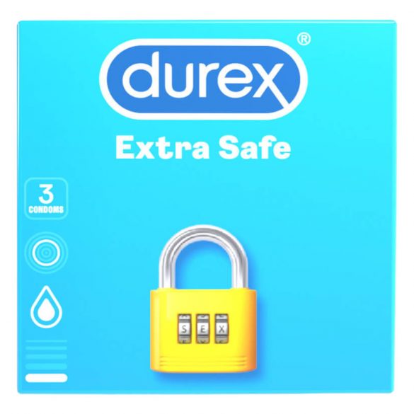 Durex Extra Safe - Sicherheitskondom (3 Stück)